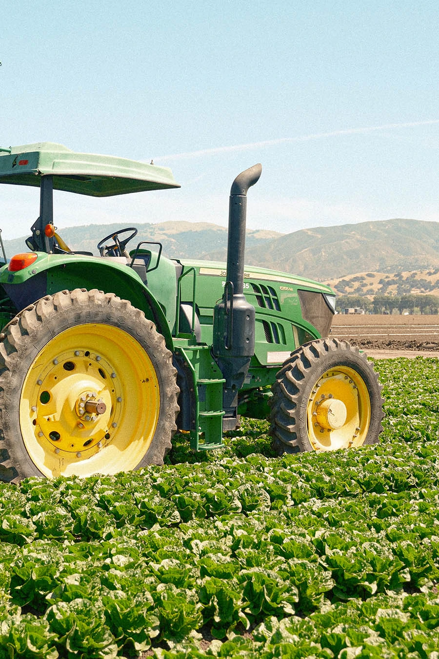 John Deere at Reservoir